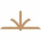 Ekena Millwork Redmond Smooth Timber Gable Bracket, Western Red Cedar, 96"W x 44"H x 1 1/2"D x 5 1/2"F, 11/12 Pitch GBW096X44X0206RED00SWR - alternate 1